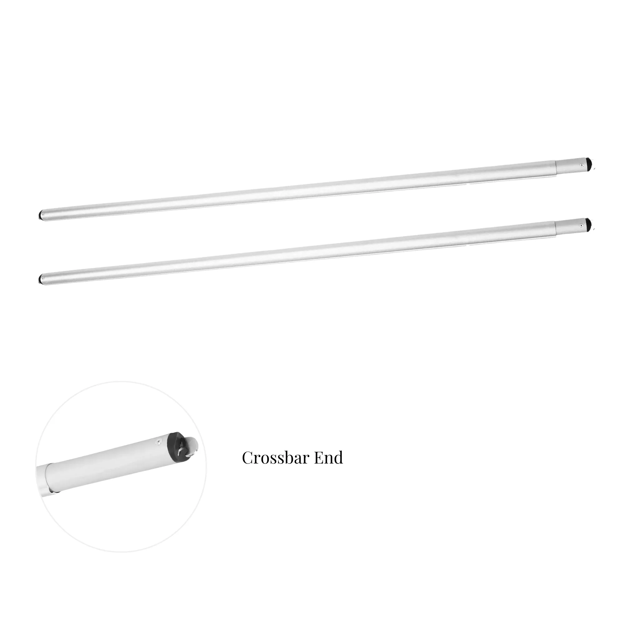 2 pc Crossbar support (drape support) rod 6ft to 10ft