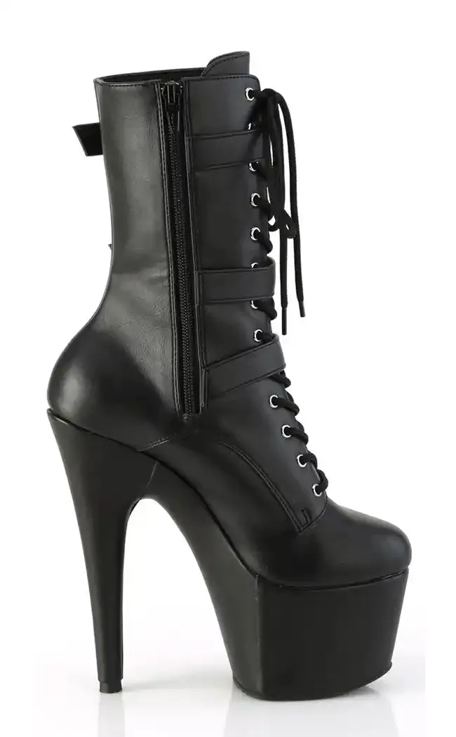 ADORE-1043 Black Vegan Leather Boots