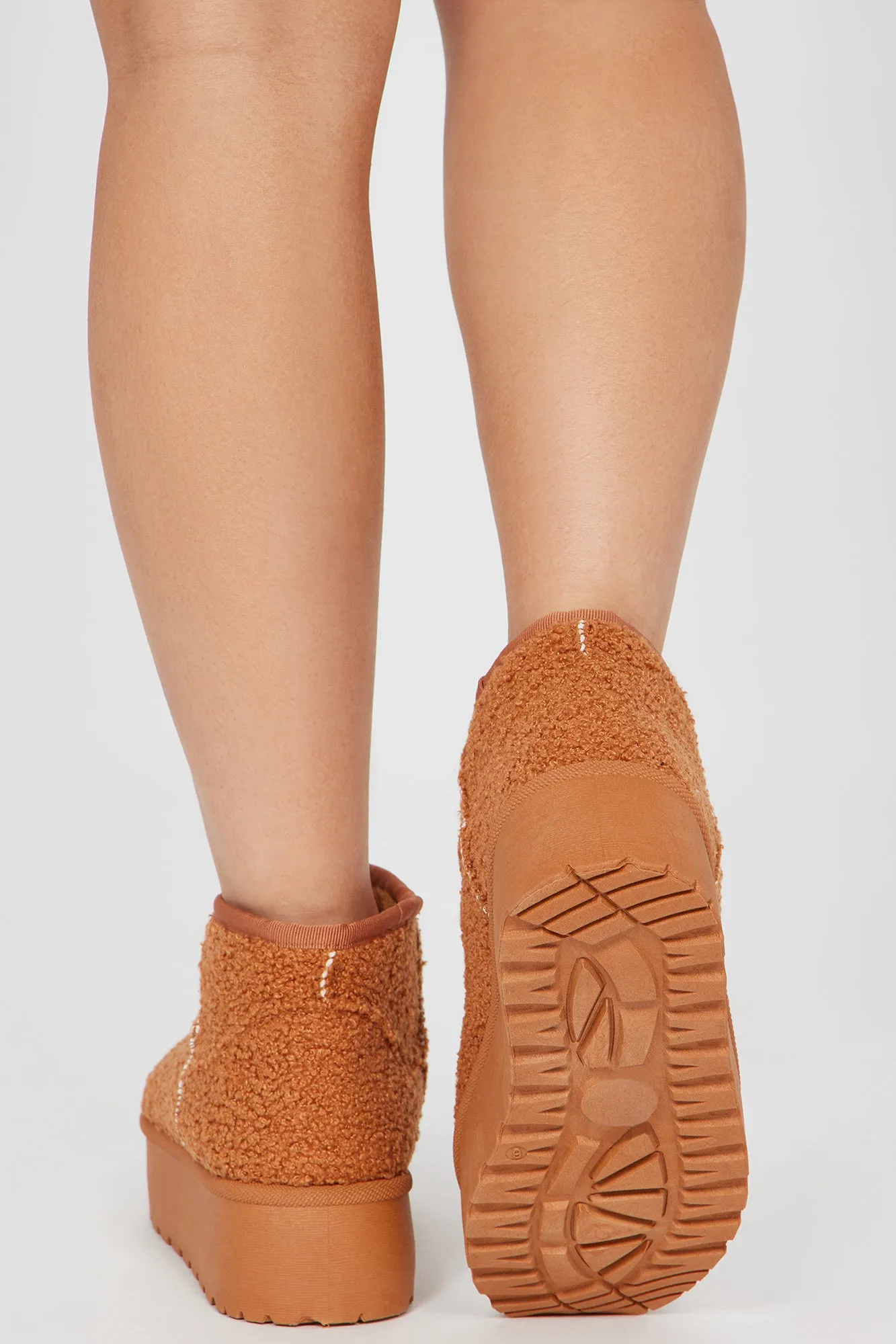 Always Cozy Booties - Tan