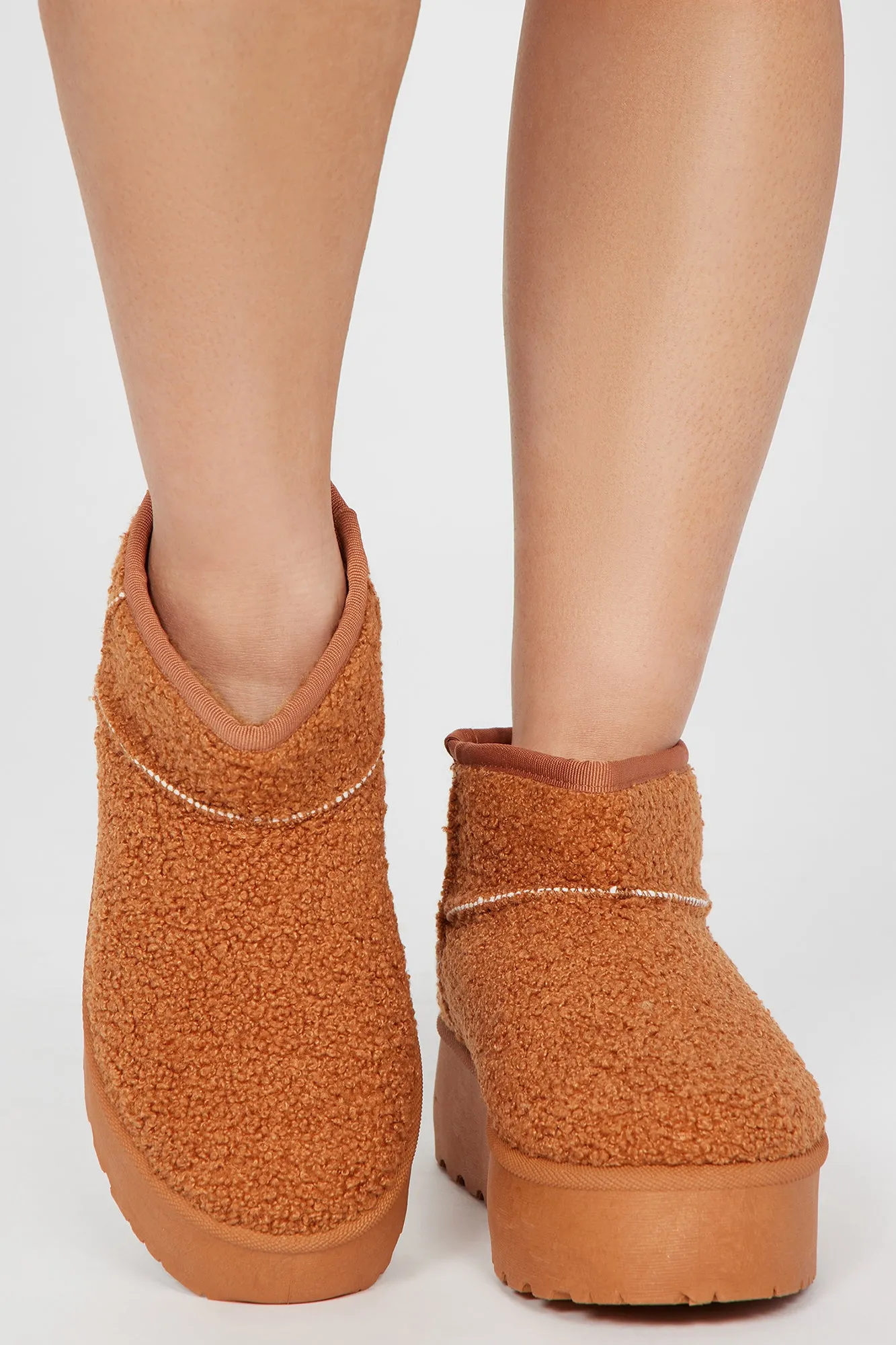 Always Cozy Booties - Tan