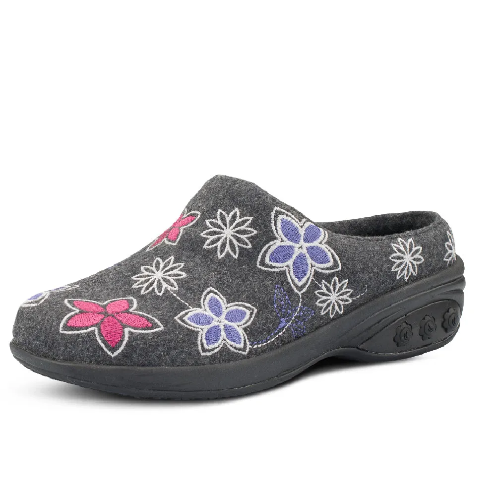 Angela Wool Clog Slip-On