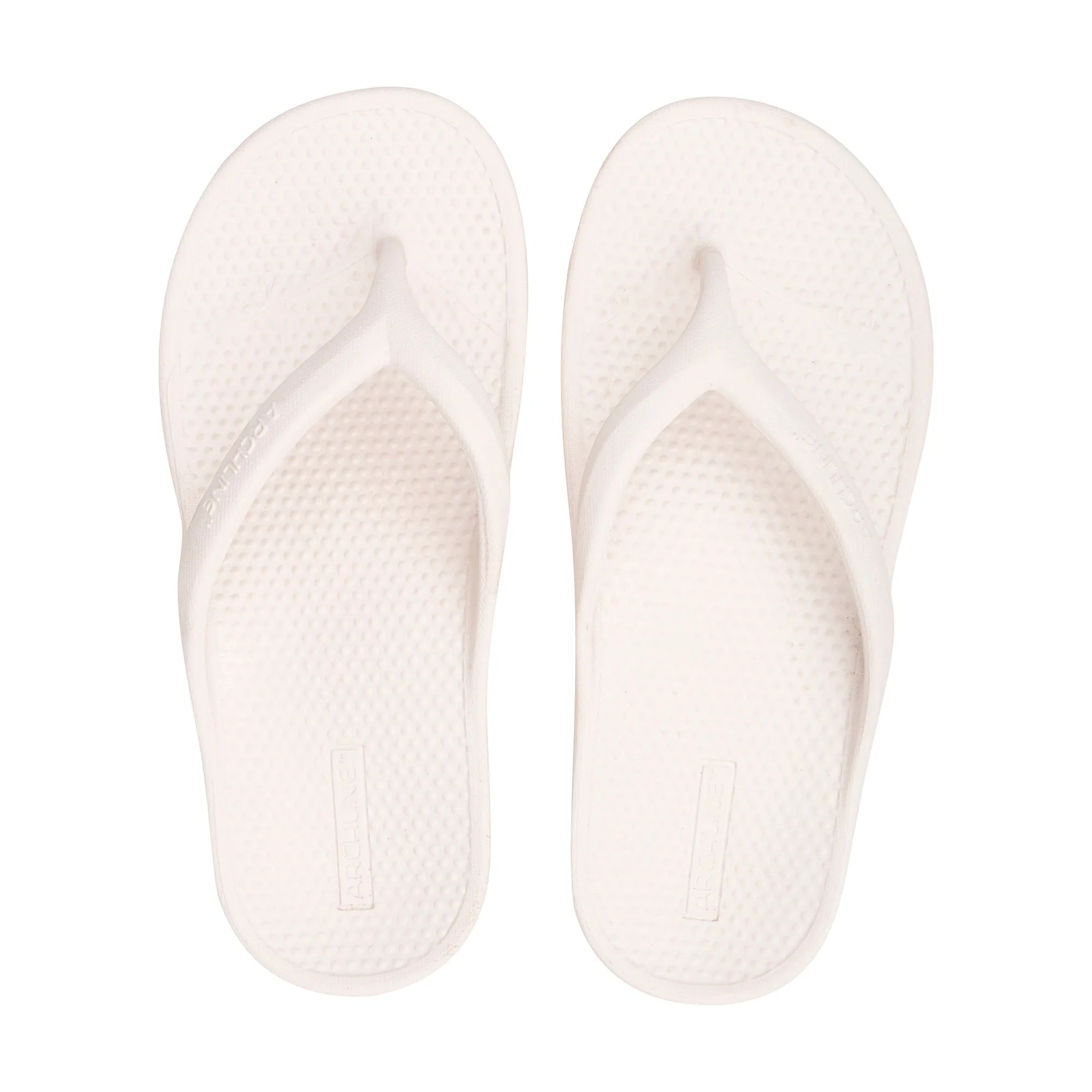 Archline Rebound Orthotic Thongs - White