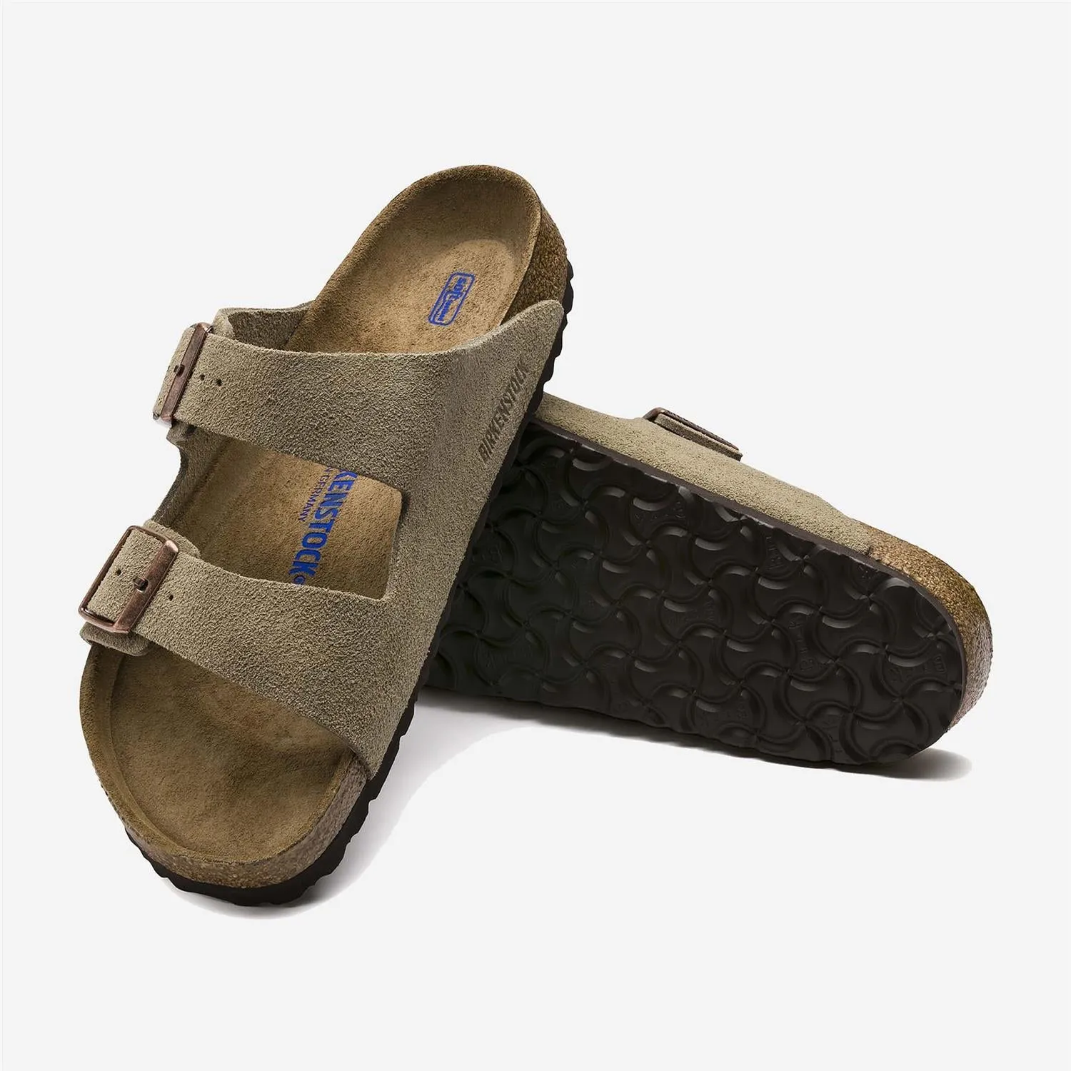 Arizona Soft Footbed Suede Leather - Taupe