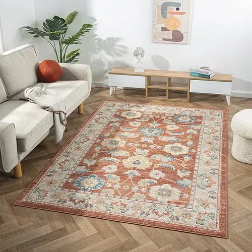 Avalon 82428RUI Rust/Ivory Rug