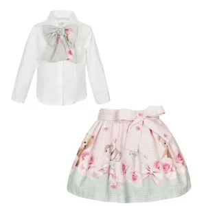 BALLOON CHIC - Teddy Skirt Set  - Pink