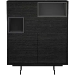 Baxter Highboard Gray Oak