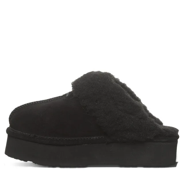 Bearpaw Women's Retro Loki Suede Slide Slipper Black