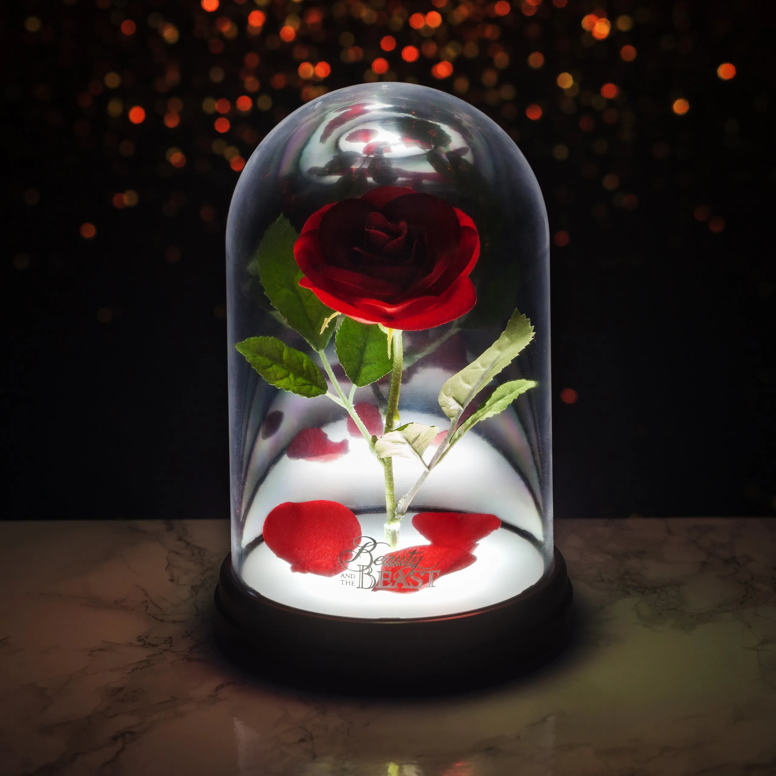 Beauty and the Beast Enchanted Rose Light