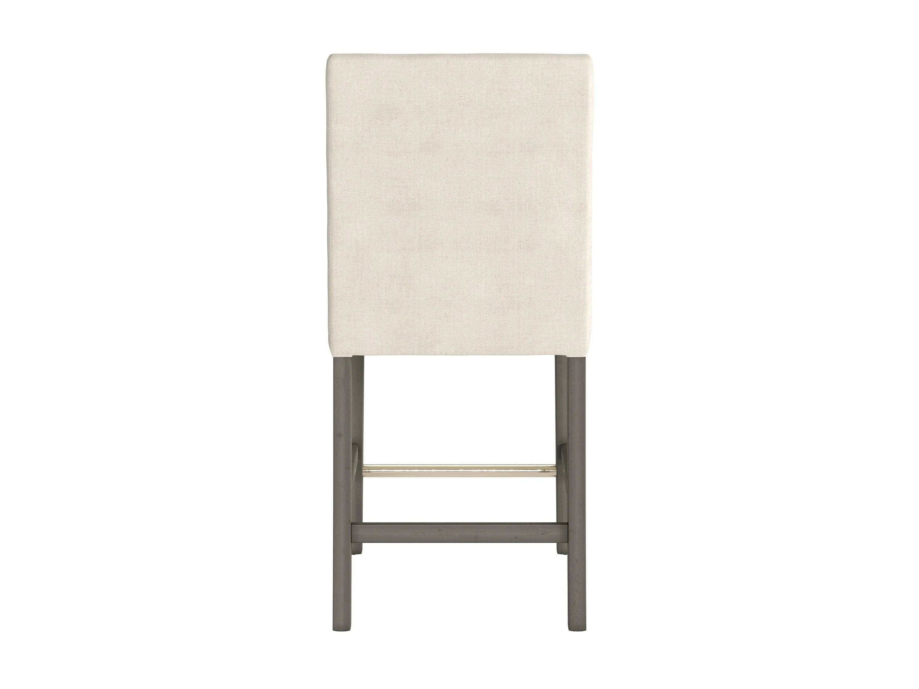 Beige Fabric Counter Height Stool