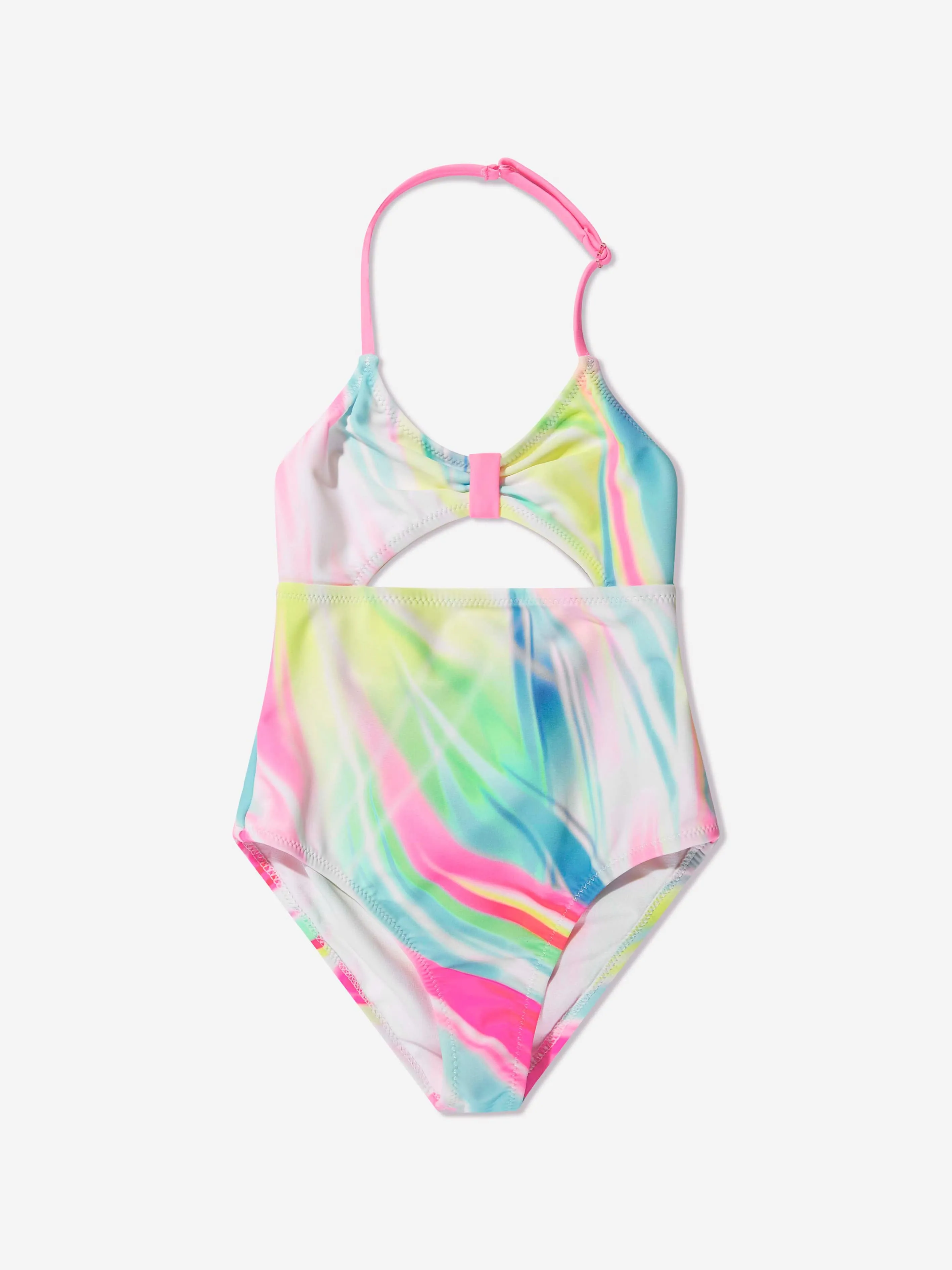 Billieblush Girls Halterneck Swimsuit in Multicolour