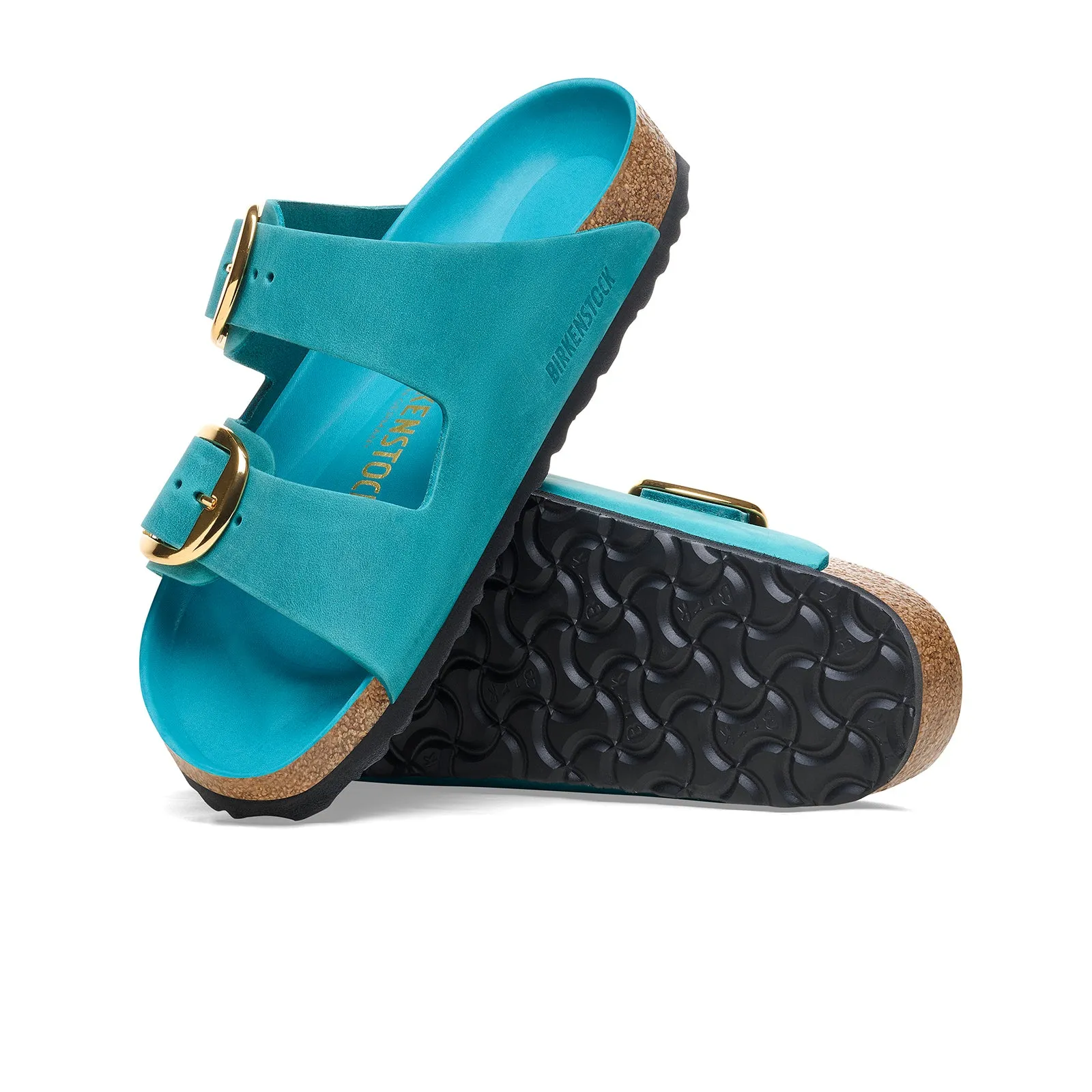 Birkenstock Arizona Big Buckle Slide Sandal (Women) - Biscay Bay Oiled Leather