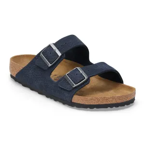 Birkenstock Arizona Slide Sandal (Men) - Desert Buck Midnight Nubuck