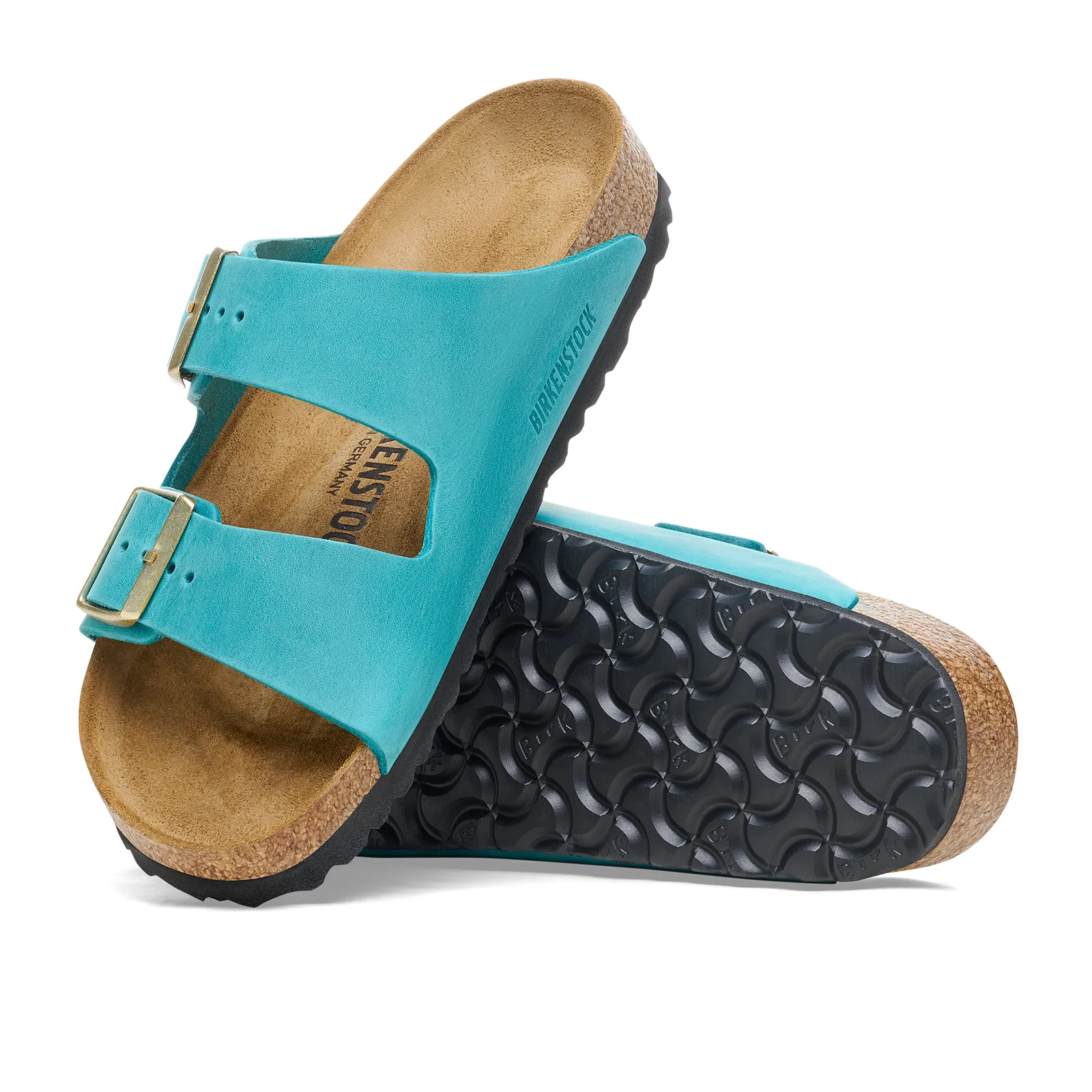 Birkenstock Arizona Slide Sandal (Women) - Biscay Bay Oiled Leather