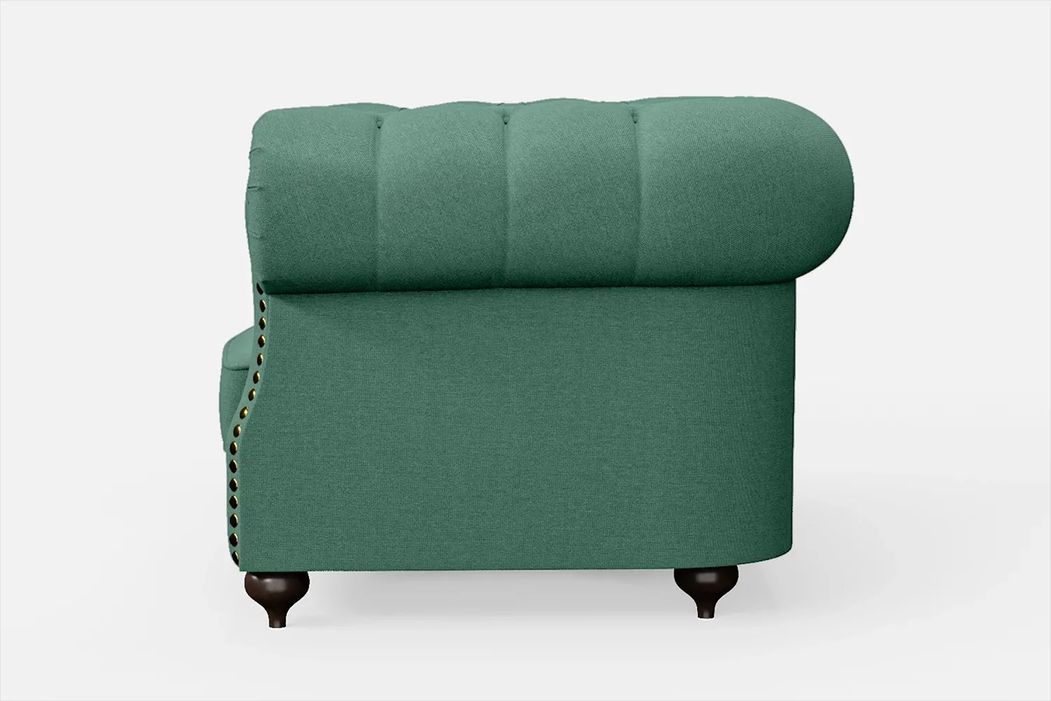 Bitonto Armchair Mint Green Linen Fabric