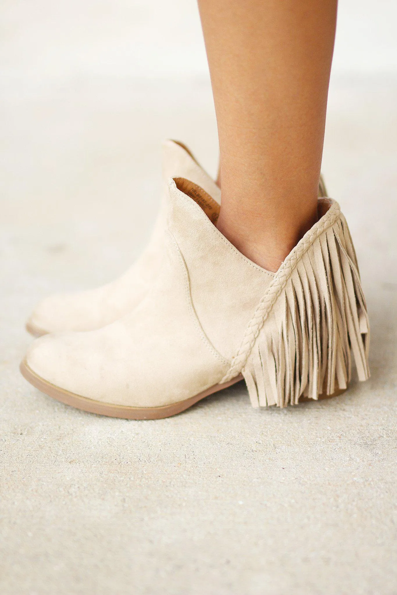 Braxton Beige Booties