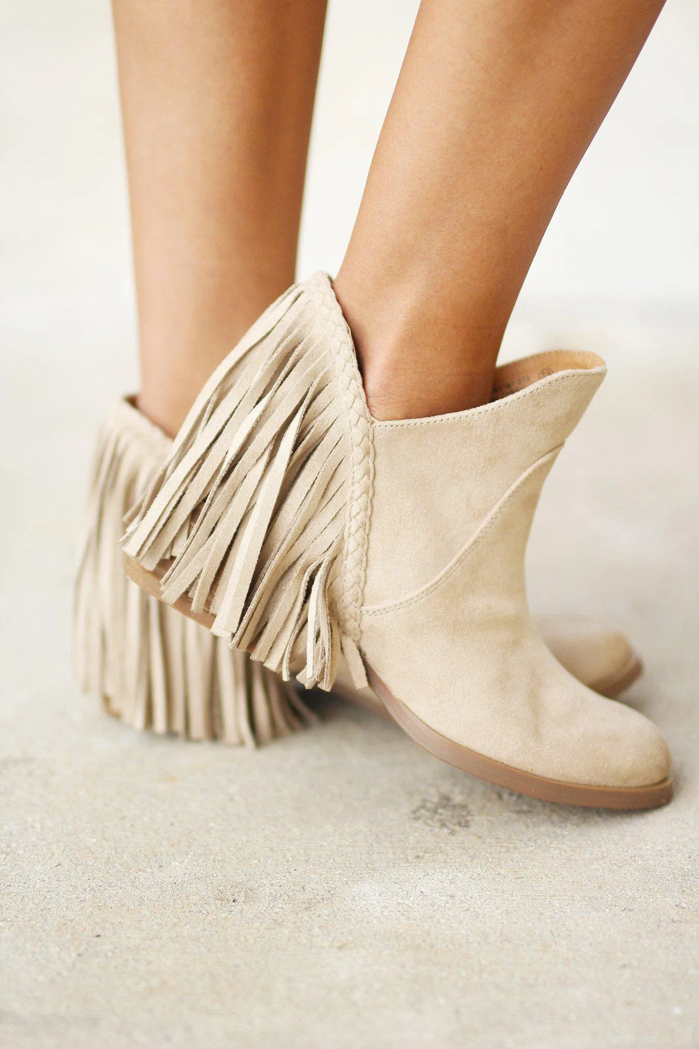 Braxton Beige Booties