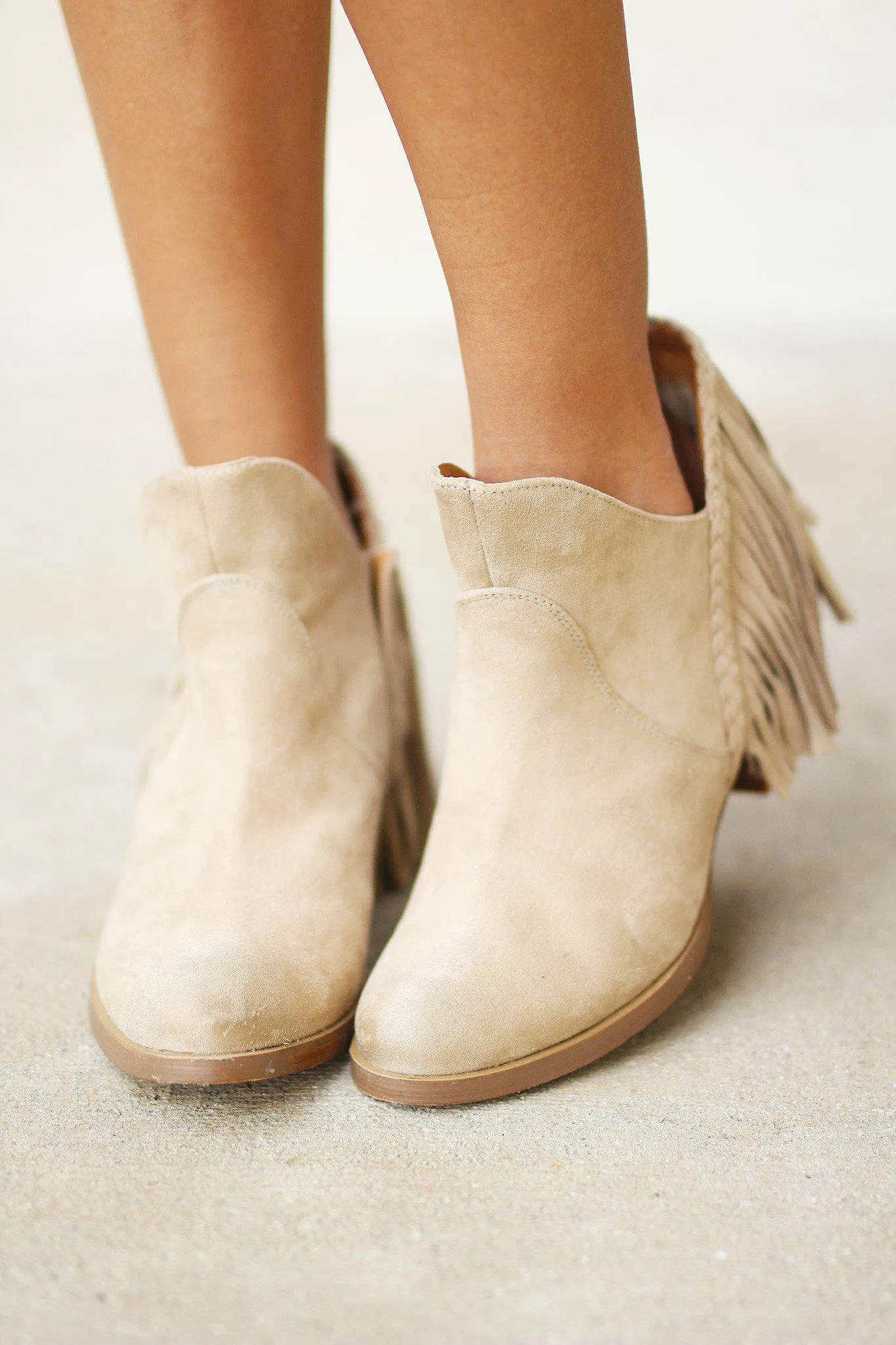 Braxton Beige Booties