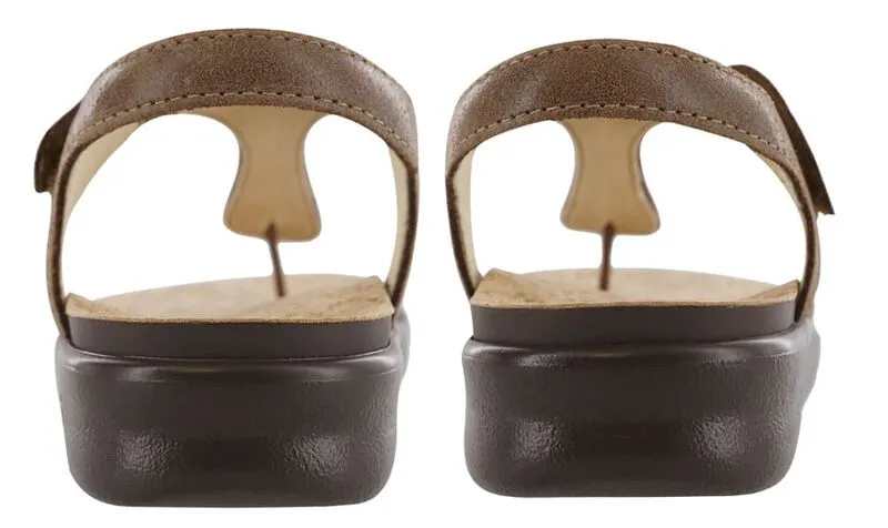 BROWN | Marina T-Strap Sandal at Brandy's Shoes Made in USA