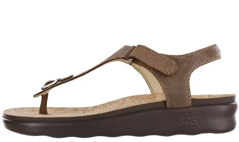 BROWN | Marina T-Strap Sandal at Brandy's Shoes Made in USA