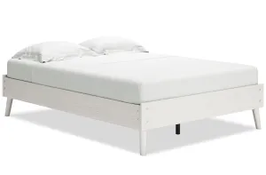 Caramat Full Platform Bed - White