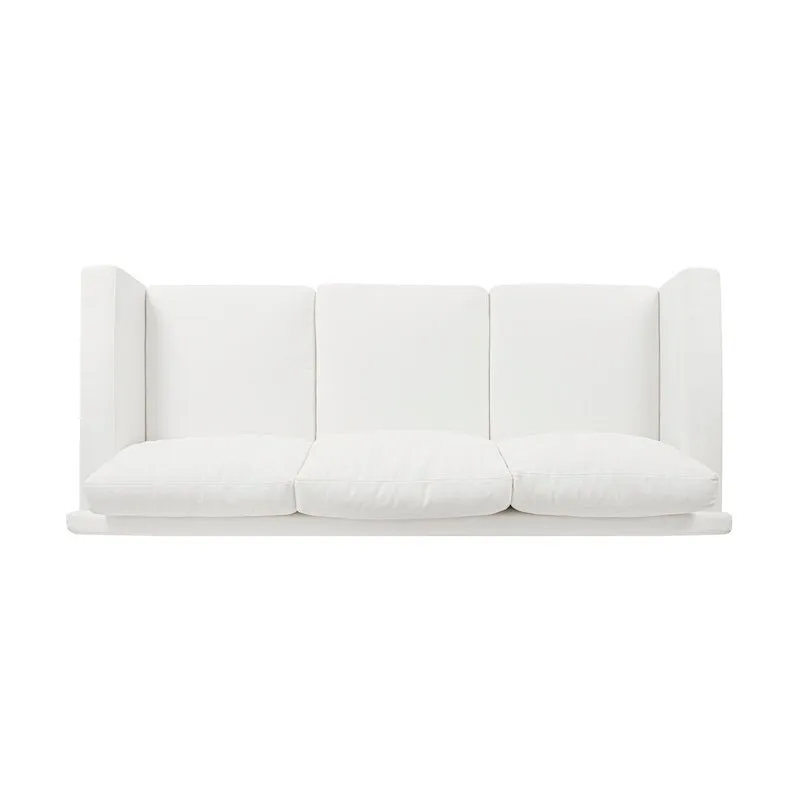 Caroline White Sofa by Worlds Away