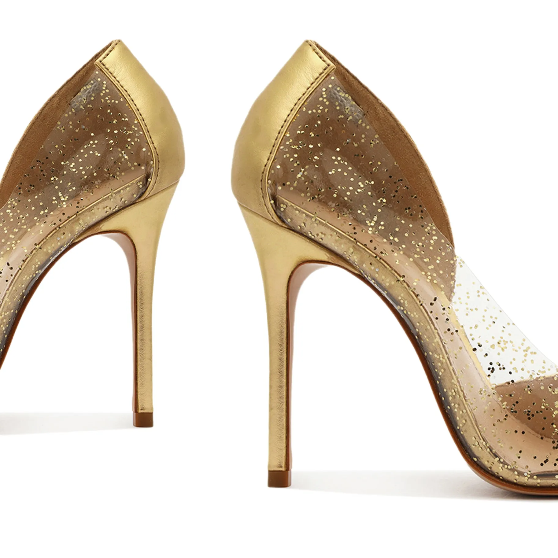 Cheslie Metallic Nappa & Vinyl Pump