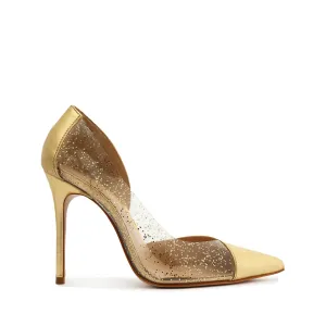 Cheslie Metallic Nappa & Vinyl Pump