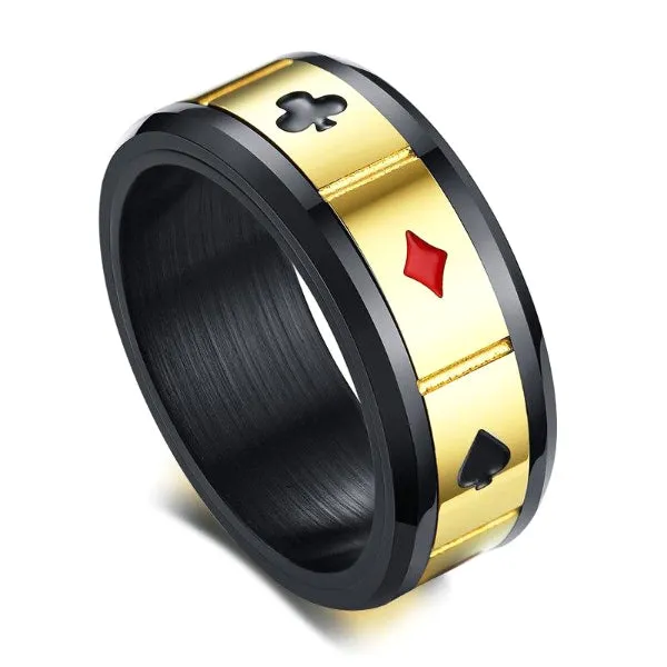 Classy Men Lucky Ring For Money