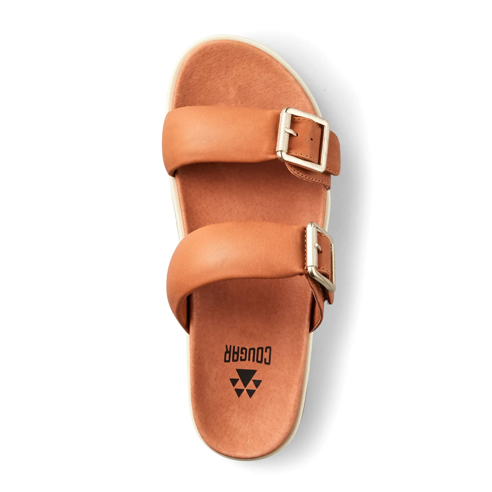 Cougar Nifty Slide Sandal (Women) - Cognac