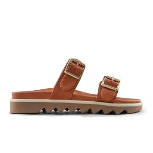 Cougar Nifty Slide Sandal (Women) - Cognac