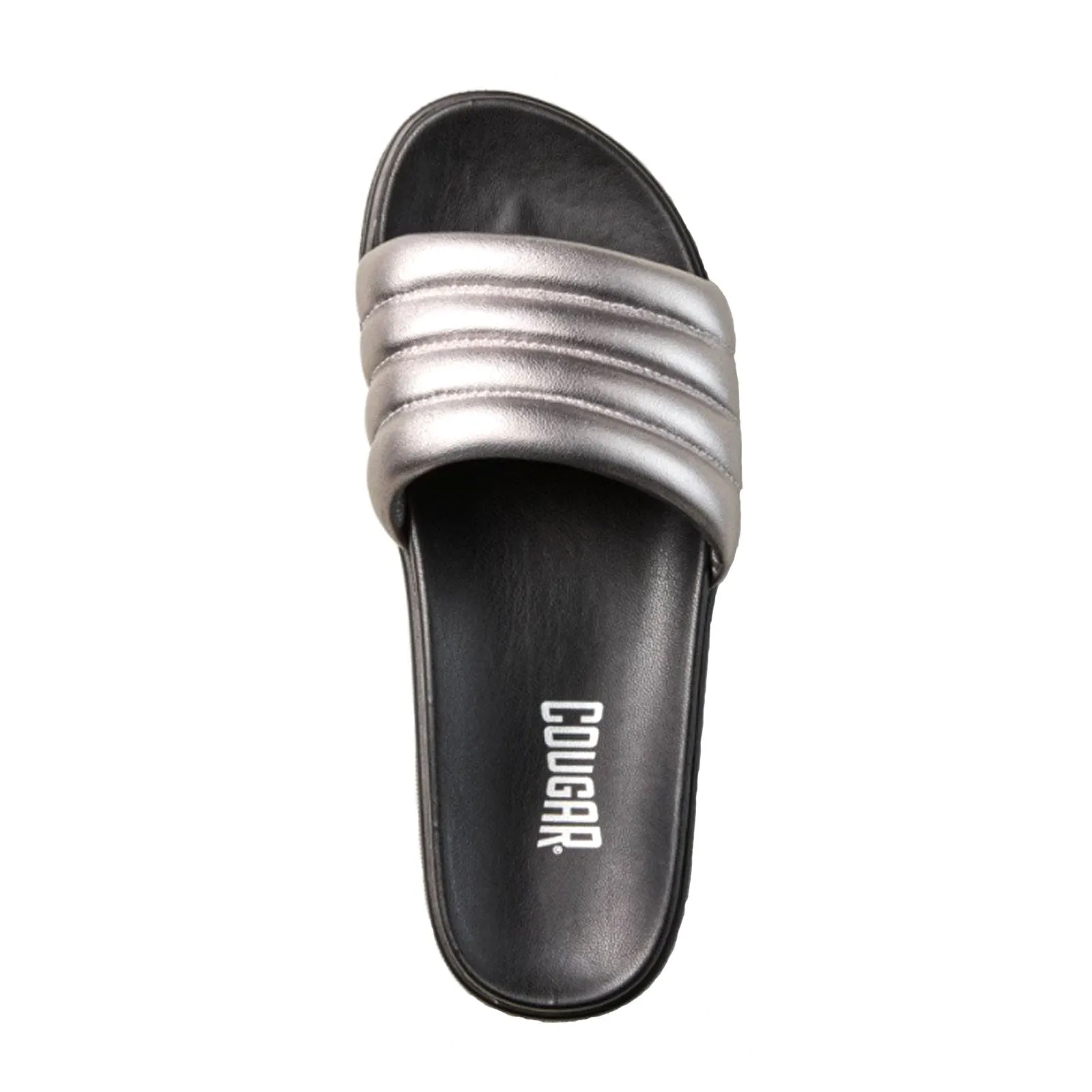 Cougar Prato-L Slide Sandal (Women) - Metallic Silver