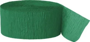 Crepe Streamer Emerald Green 81ft.