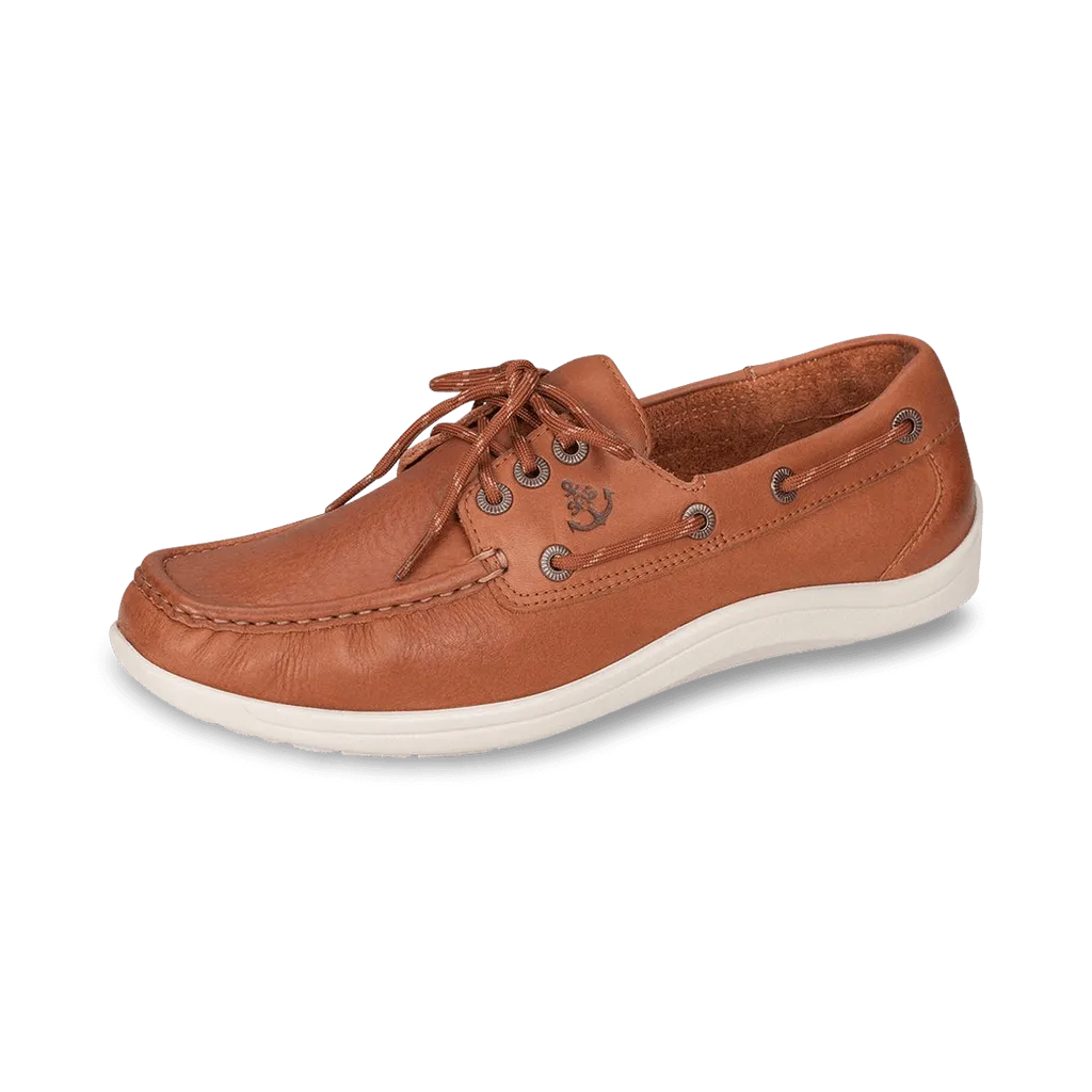 Decksider Lace Up Boat Shoe-OLD SAND | SAS MEN SAS Decksider SAND - Lace Up Boat Shoe Brandy's Shoes Made in USA