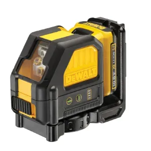 Dewalt Cross Line Laser GREEN BEAM - Range 35M with 10.8v Battery & Charger - DCE088D1G-GB