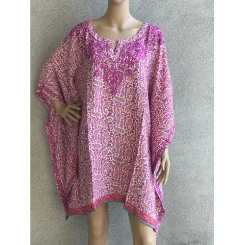 Dolma Embroidered Kaftan Pink