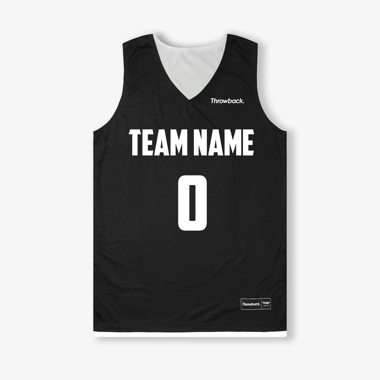 Elite Game Reversible Jersey (1x Unit Only) - Black/White