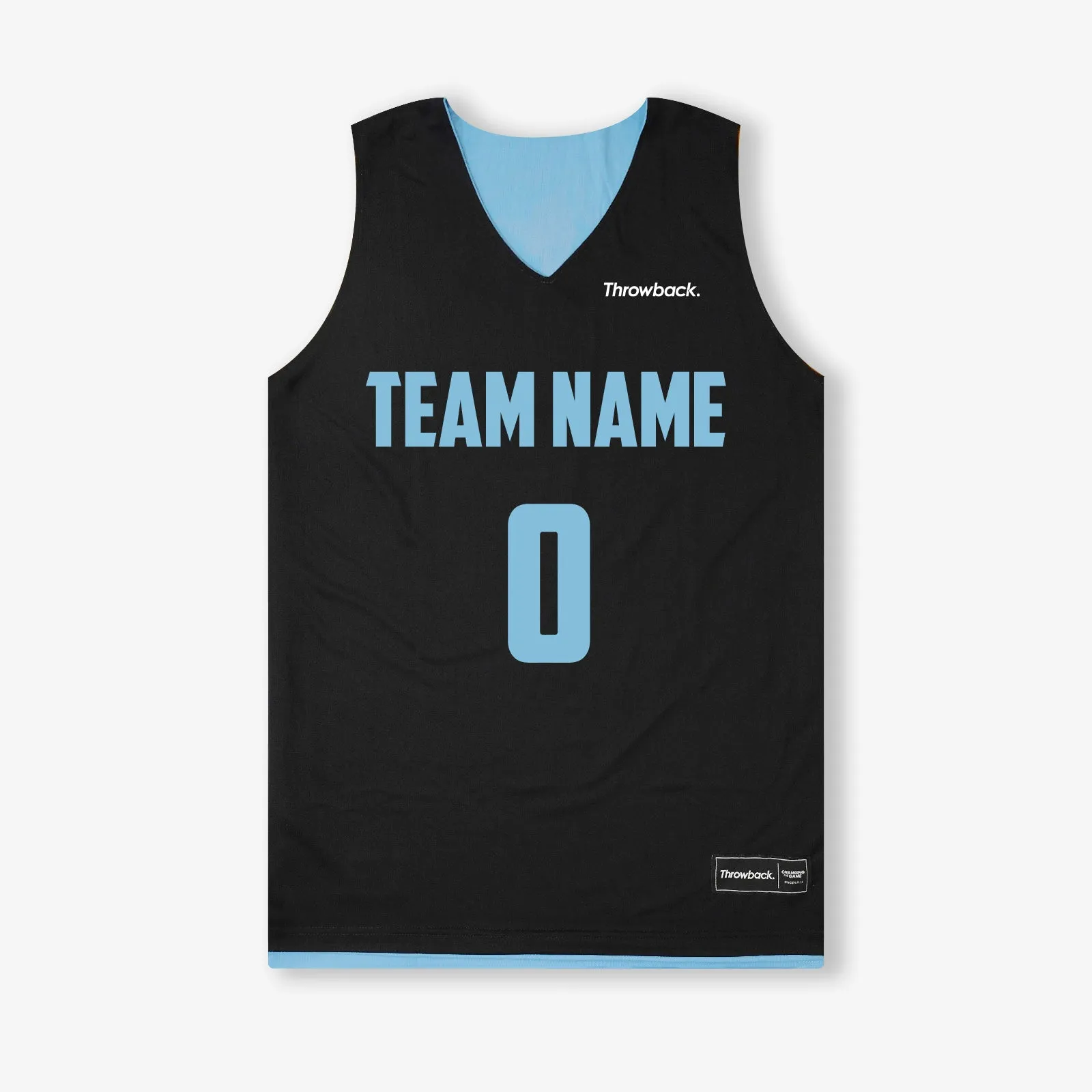 Elite Game Reversible Jersey (1x Unit Only) - Sky Blue/Black