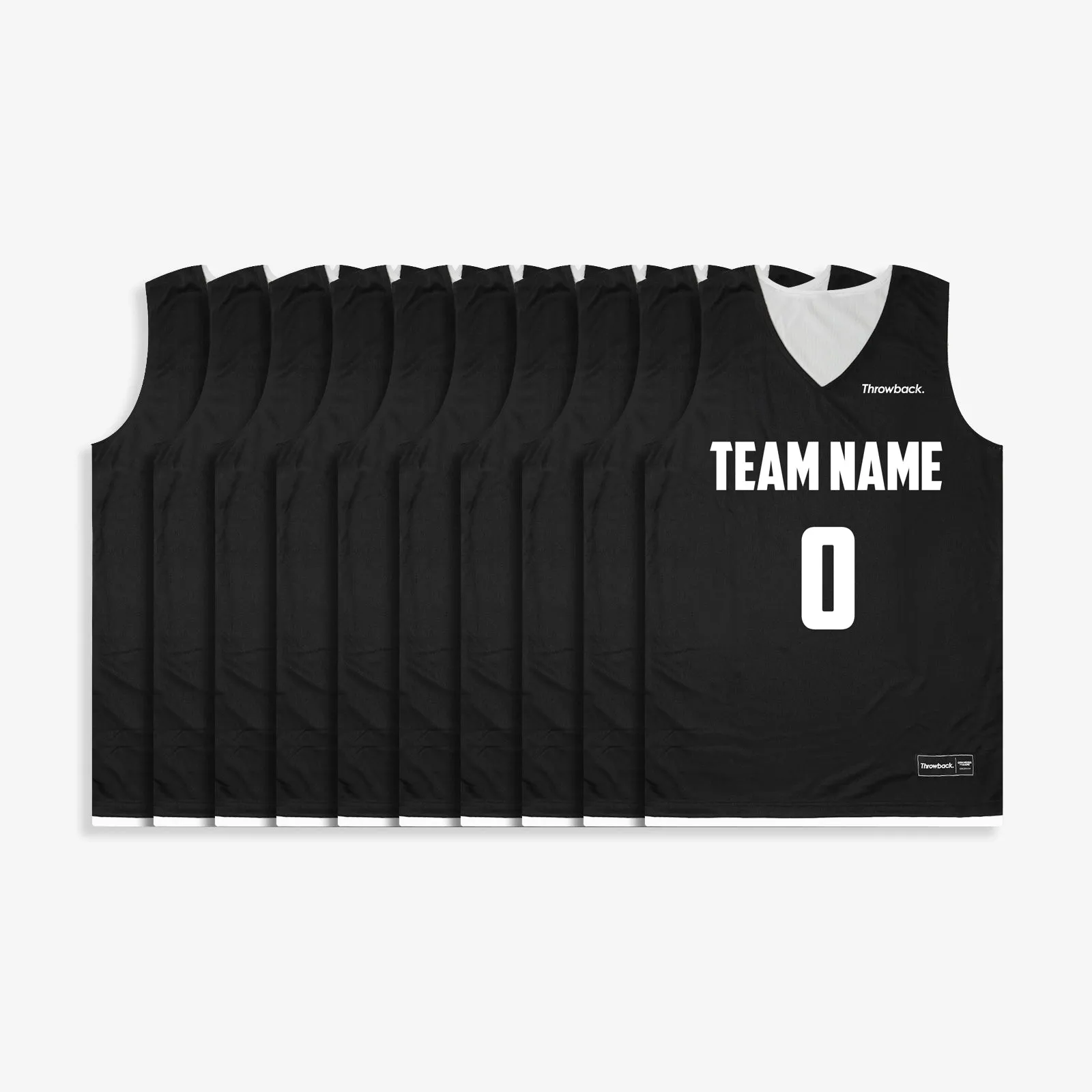 Elite Game Reversible Jerseys (Team Pack) - Black/White