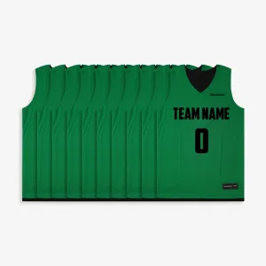 Elite Game Reversible Jerseys (Team Pack) - Emerald/Black