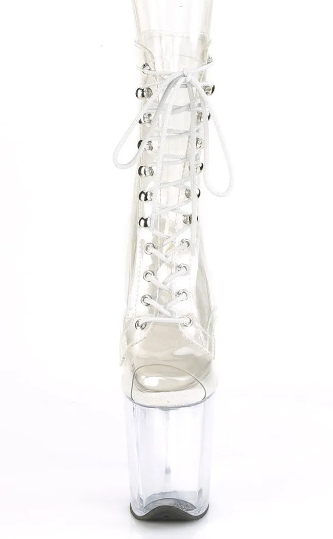 FLAMINGO-1021 Clear Ankle Boots