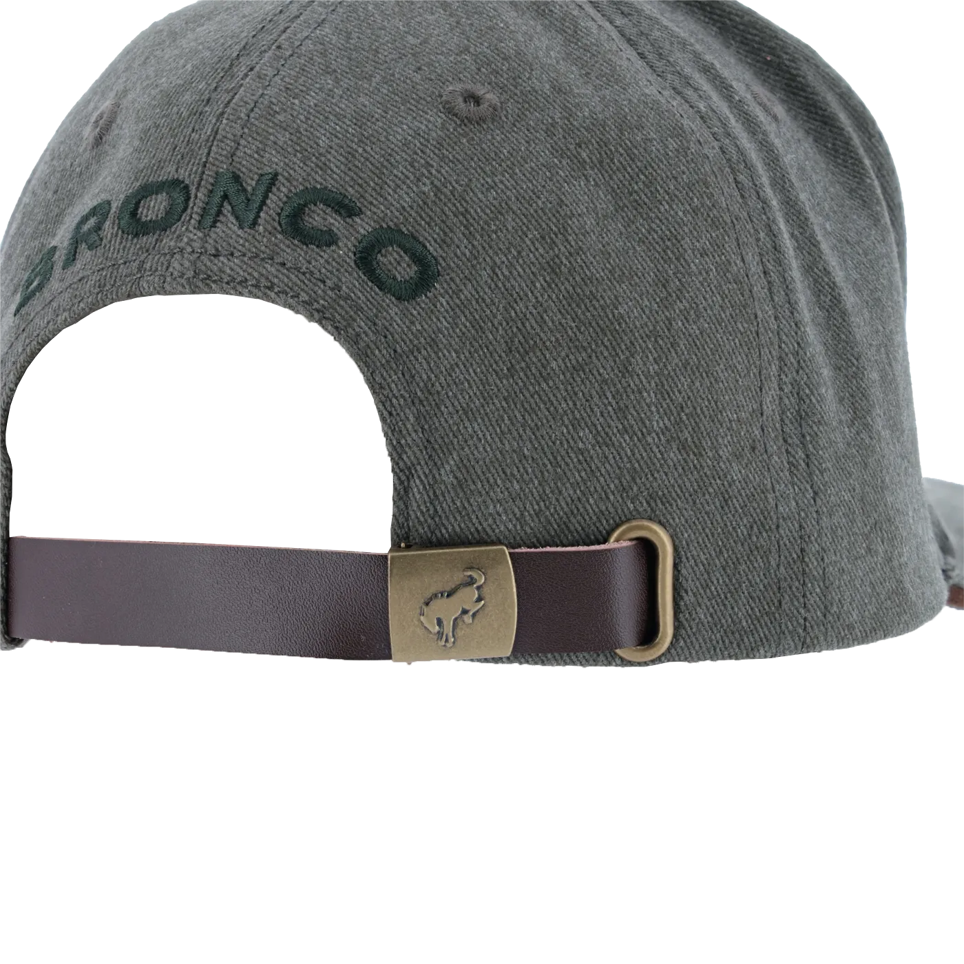 Ford Bronco Buck Leather Patch Slideback Hat