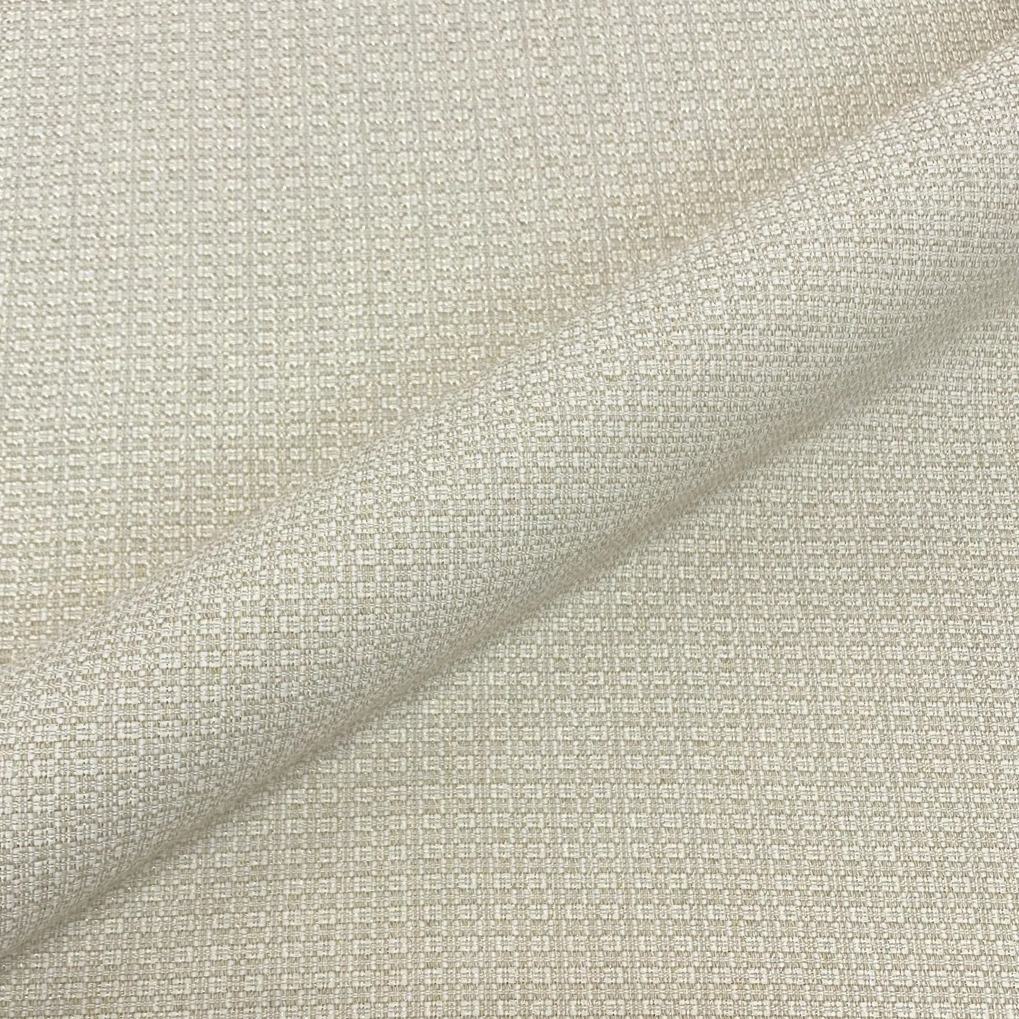 Golden Beige Basketweave Upholstery Fabric 55"