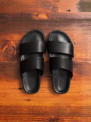 Hand Molded Sandal in Black