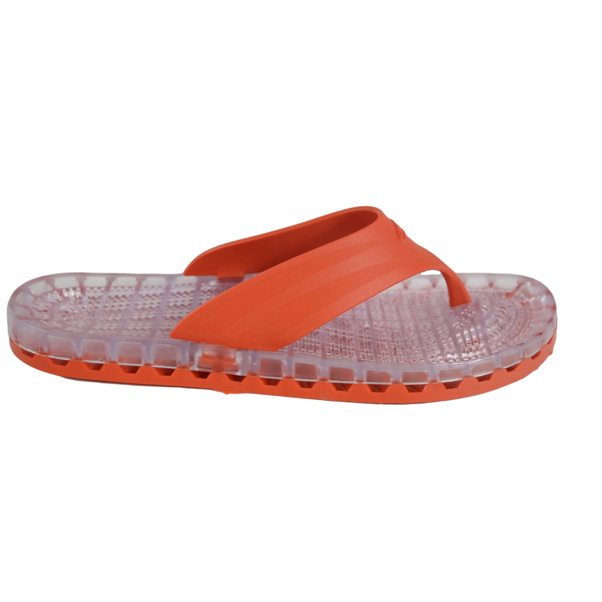 Ibiza - Clear Thong Sandal - Red