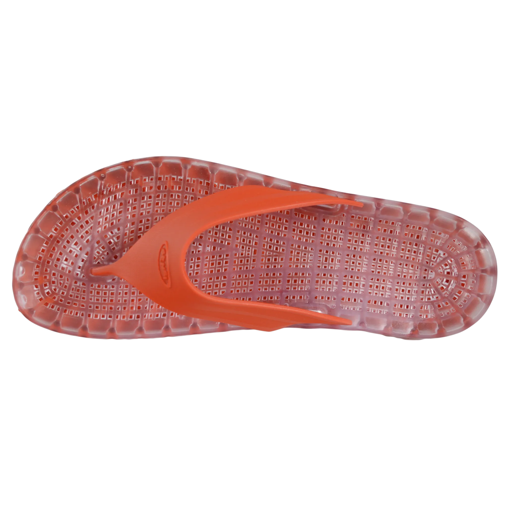 Ibiza - Clear Thong Sandal - Red