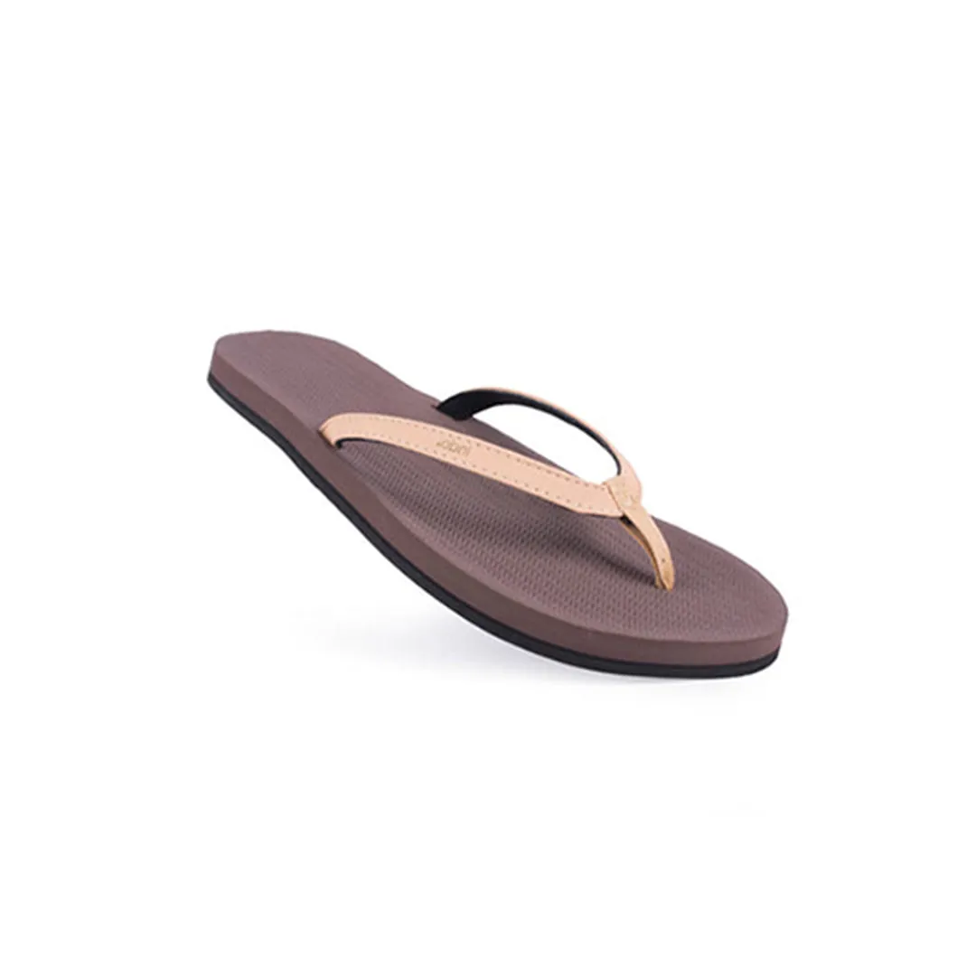 Indosole Essentials Flip Flops Women Color Combo Soil - Soil Light