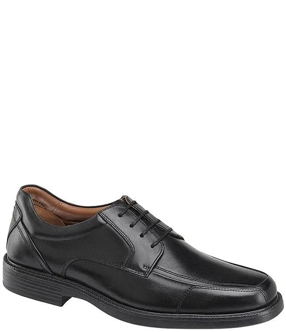 Johnston & Murphy Men's XC4® Stanton Moc Toe Oxford Waterproof Black Full Grain Leather 207085