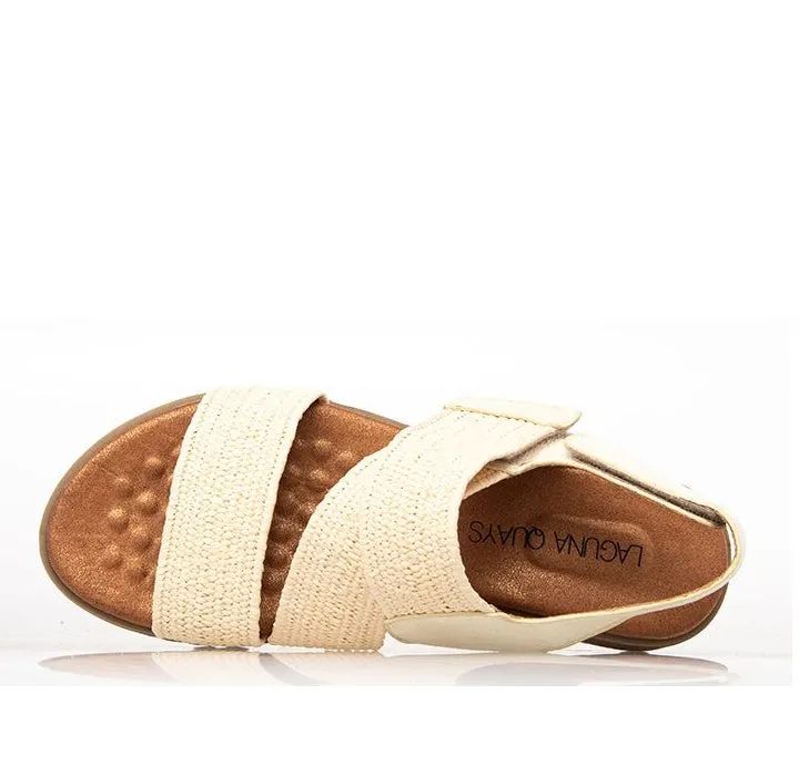 Laguna Quay Resort Miss Women's Sandal Woven Sand Raffia