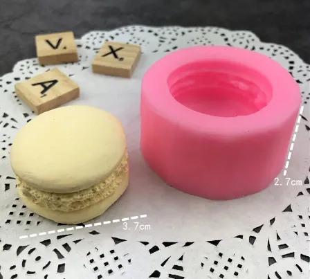 Macaron Cookie (Whole) Silicone Mold - Single Cavity