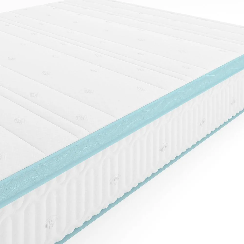 Mint Green Foam Hybrid Spring Queen Mattress